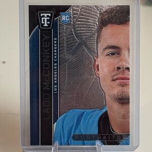 2024 Ladd McConkey Panini Totally Certified Portraits Rookie Card